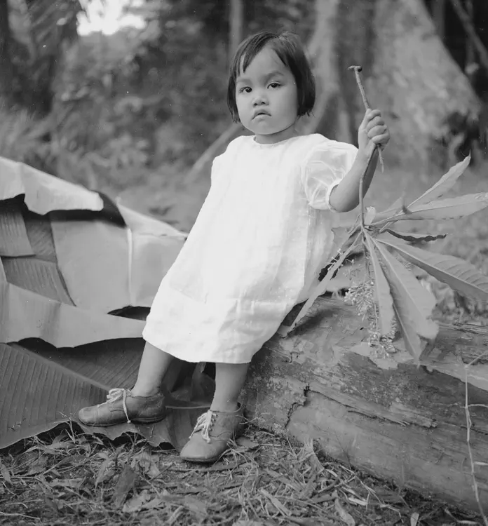 Makiling Rd., Laguna, 1934. 'Bousman's Camp, Makiling Road, Laguna. Feb. 22, 1934. Anita Roa. 3.8 1/100.'